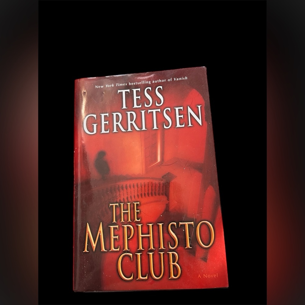The Mephisto Club by Tess Gerritsen Hardcover Book Cover Book